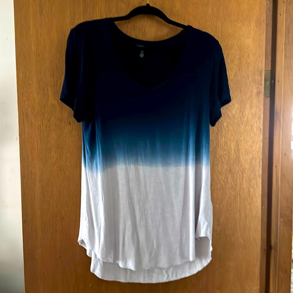 Kenneth Cole blue ombré T-shirt, large